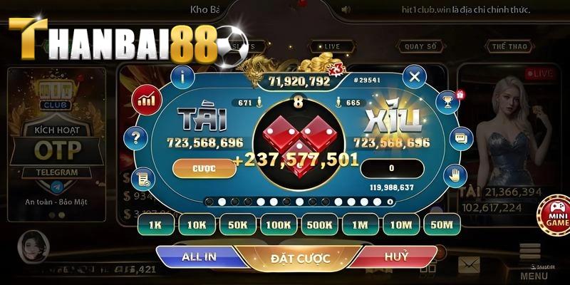 tài xỉu Thanbai88